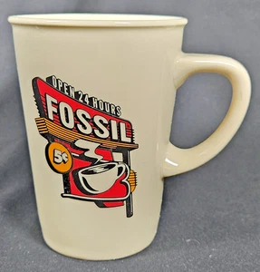 Taza Comedor Fósil Eddie Bauer Home "Abierta 24 Horas" - Usada en Excelente Condición - Imagen 1 de 4