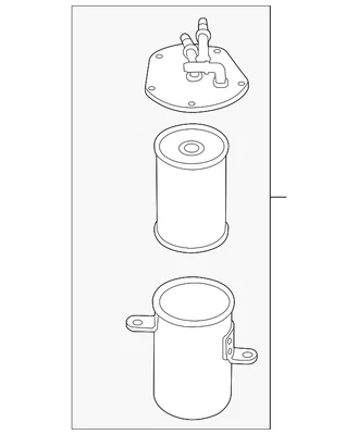 Filtro de combustible original Volkswagen Touareg 2011-2016 7P6-127-401 Foto 1 de 2