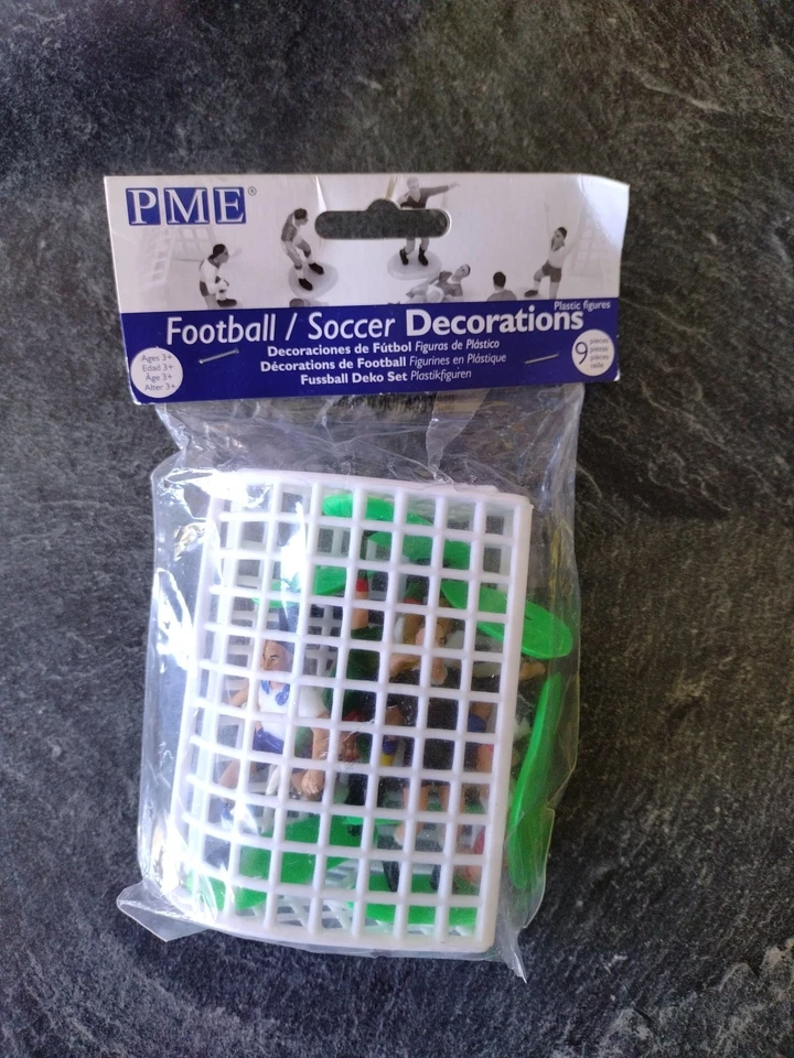 PME Football Cake Topper Set 9-Piece Decorations for Birthday Cakes - Image 1 of 1