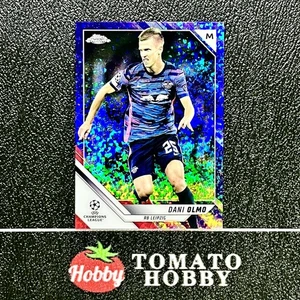 TOPPS CHROME UEFA 2021-22 DANI OLMO /250 PURPLE MINI DIAMOND REFRACTOR LEIPZIG - Picture 1 of 2