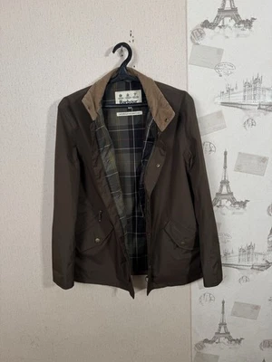 Barbour Spoonbill Jacket Brown Olive Waterproff M Military Casual - Image 1 of 4
