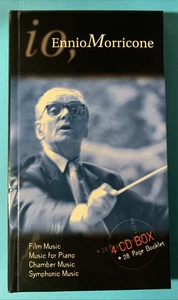 Ennio Morricone - Io, Ennio Morricone 4 CD Box Set - G+ Discs + 28 Page Booklet - Picture 1 of 7