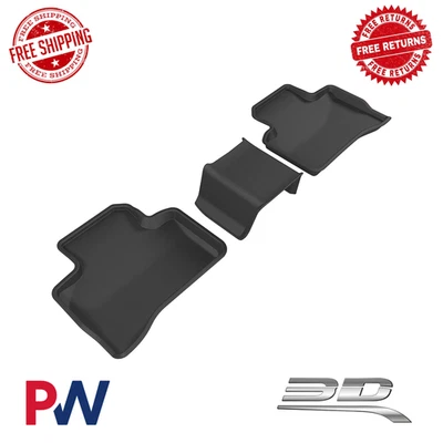 Alfombrilla 3DMAXpider Custom Fit Kagu negra para Mercedes Benz Clase GLC 2016-2023 Foto 1 de 4