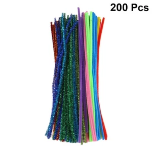  200 piezas palos coloridos juguetes materiales artesanales suministros de arte retorcido para niños - Imagen 1 de 12