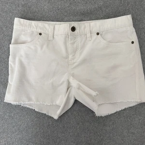 Pantalones Cortos Carve Designs Para Mujer 8 Blancos 4 Pulgadas Pana Oahu Dobladillo Crudo Playa - Imagen 1 de 7