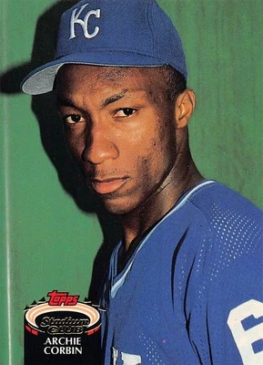 Archie Corbin 1992 Stadium Club 473a Kansas City Royals BASEBALL Card - Image 1 of 2