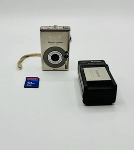 Cámara digital Canon PowerShot SD400 ELPH 5MP plateada paquete probado - Imagen 1 de 8