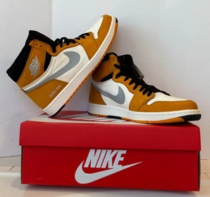 Nike Air Jordan 1 High Element GoreTex Light Curry Red Grey DB2889-700 Mens 10.5 - Picture 1 of 6