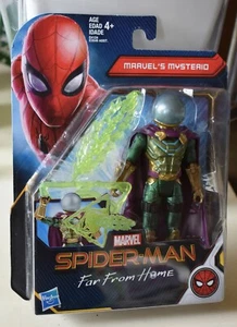 MARVEL SPIDER-MAN FAR FROM HOME SERIES MARVEL'S MYSTERIO ACTION FIGURE HASBRO - Picture 1 of 8