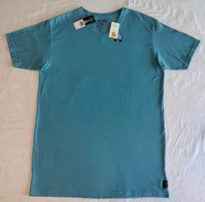 Billabong Essentials Short Sleeve Sky Blue V-Neck T-Shirt Recycler Series XL - Picture 1 of 11