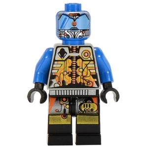 LEGO System Space - UFO Droid Blue Minifigure - From #6975 Alien Avenger - Picture 1 of 2
