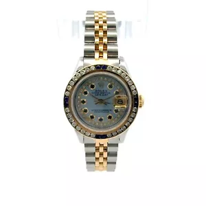 1982 Rolex Datejust #6917 - 26mm Ladies Jubilee Two Tone Diamond Dial & Bezel - Picture 1 of 4