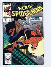 Web of Spider-Man #49 Marvel 1989 '' Corner Business ! ''