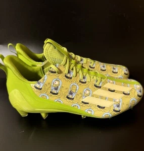 adidas Mens 12 ADIZERO The Simpsons Treehouse of Horror Football Cleats GW1786 - Picture 1 of 9