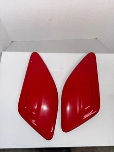 1991-1993 Mitsubishi 3000GT Hood Scoops Left & Right Red OEM - Picture 1 of 21