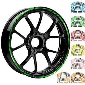17" 18" ZX14R Motorcycle Wheel Rim Tape Decal Stripes Sticker for Kawasaki ZX14R - Picture 1 of 22