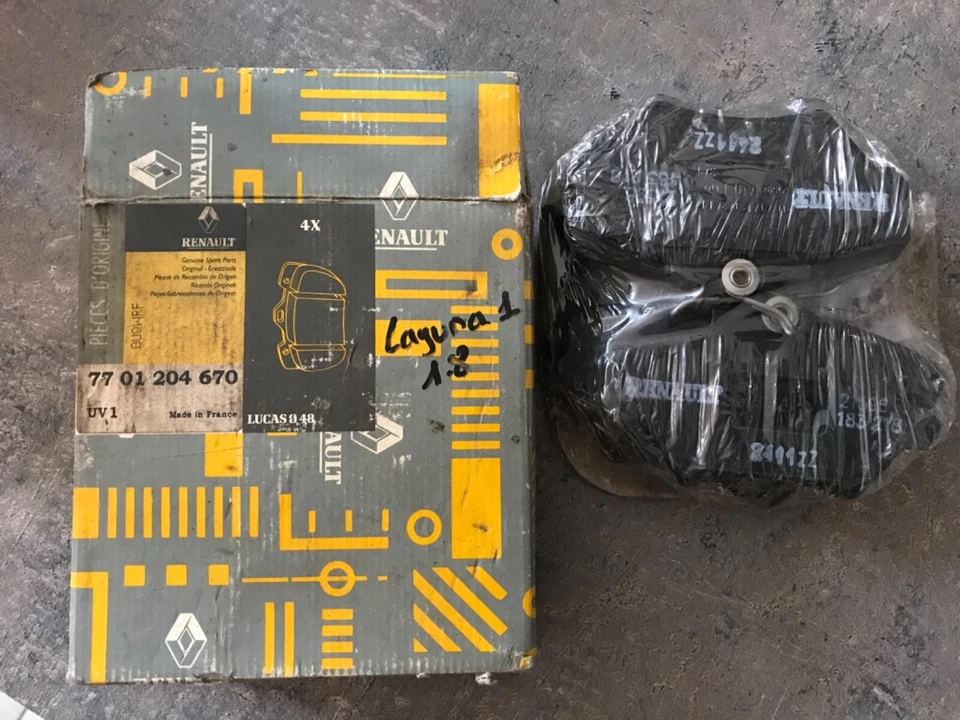 jeu 4 plaquettes de freins à disque lucas renault laguna 1 7701204679 - Photo 1/1