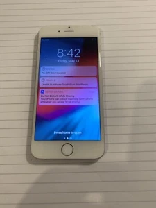 Apple iPhone 6 16gb Silver. Bad LCD. Earspeaker Fault. Home Button Fault. - Afbeelding 1 van 7