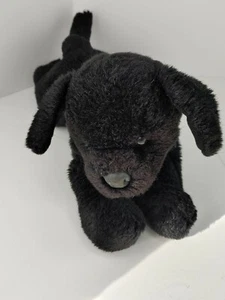 Douglas The Cuddle Toy Black Lab Puppy Plush 12” Dog - Picture 1 of 12