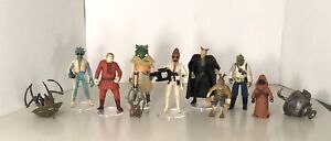 Star Wars Lot of 10 Modern Alien Figures 3.75 Kenner Greedo, Jawa, Ishy Tibb,