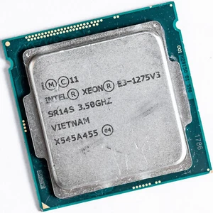 Intel Xeon E3-1275 v3 SR14S LGA1150 3.5GHz Quad Core Processor Missing Caps - Picture 1 of 3