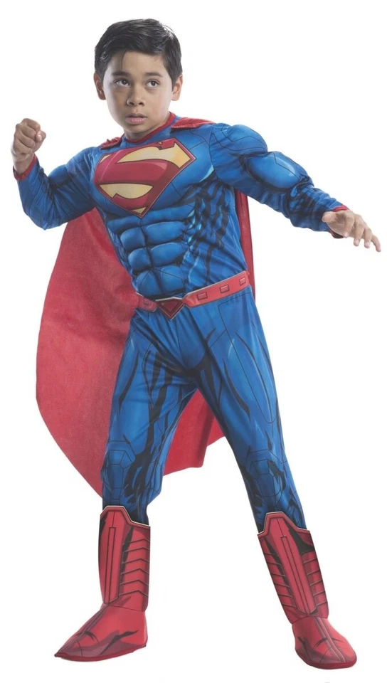 Disfraz de superhéroe musculoso pecho Superman DC Comics para niños talla L Foto 1 de 1