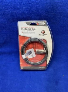 Targus Notebook Laptop Defcon CL Combination Cable Lock Security 6.5 Feet New - Picture 1 of 2