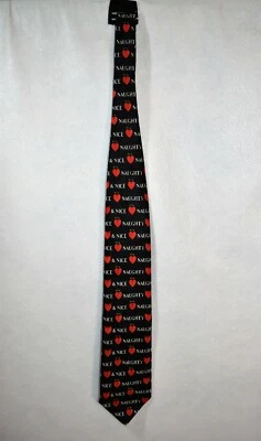 Addiction Tie Naughty & Nice Hearts Men's New Vintage   - Image 1 of 4