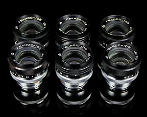 Lens HELIOS 103 Soviet Lens 53mm f /1.8 copy Sonnar Mount CONTAX RF - 6 pieces - Picture 1 of 8