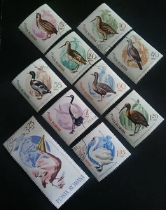 SELLOS RUMANÍA USADOS 1965 PÁJAROS - Imagen 1 de 1
