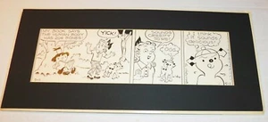PRISCILLA'S POP: el cuerpo tiene 206 huesos - ARTE DE TIRA CÓMICA ORIGINAL, FIRMADO por AL VERMEER - Imagen 1 de 2