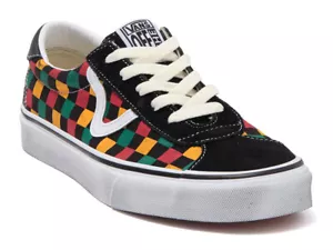 VANS Sport Checkers Black/Multi Color Womens Shoes | US 6 | UK 3.5 | EUR 36 - Picture 1 of 5