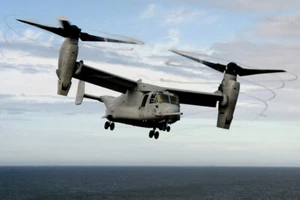 US Navy USAF USMC Bell Boeing V-22 Osprey Hochglanz Foto 8" x 12" - Bild 1 von 1