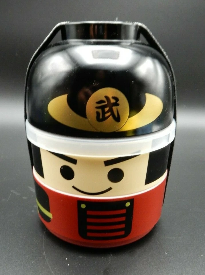 Hakoya Kokeshi Samurai Bento Lunch Box PicnicТрехэтажный Япония  - Изображение 1 из 4