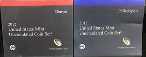 2012 P&D US Mint Set Sealed Unc in Envelopes & COAs 28 Coins #959 - Picture 1 of 8