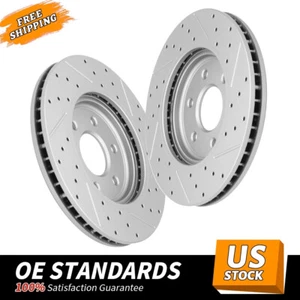 Rotores de freno delanteros perforados para Nissan Frontier Pathfinder Xterra Suzuki Equator - Imagen 1 de 8