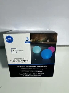 MAINSTAYS DECORATIVE FLOATING LIGHTS - 3 PACK - Picture 1 of 4