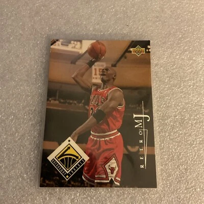 Michael Jordan 1998-99 Upper Deck Retro MJ Breakaway Threats Jordan Tribute #42 - Image 1 of 4