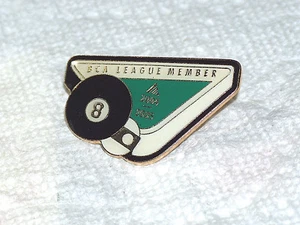 2004 05 BCA 8 BALL POOL LEAGUE PLAYER MEMBERS PIN NEW Billiards Member Look!! - Picture 1 of 2