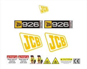 JCB 926 RTFL Gabelstapler Aufkleber Set - Bild 1 von 1