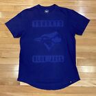 Toronto Blue Jays Shirt Adult Small Blue Short Sleeve MLB '47 Brand Mens