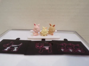 Littlest Pet Shop~Rescue Tails~3 Newborn Baby Bunnies On Stretcher~3 X-Rays - Picture 1 of 4