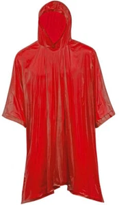 Old Mill Unisex PVC Rain Poncho Red One Size Fits All 52 x 80 inch New - Picture 1 of 5
