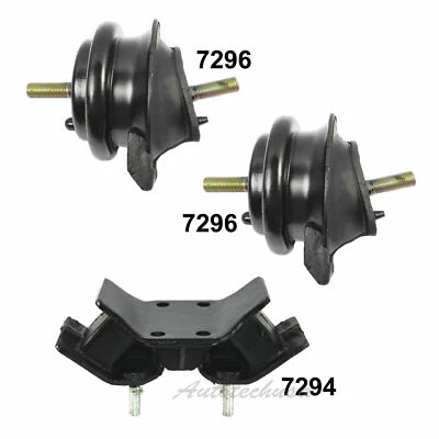Juego de montaje de motor y transmisión 7294 7296*2 3 piezas para 95-00 Lexus LS400 4.0 Foto 1 de 4