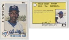 1990 Best Medicine Hat Blue Jays Travis Burley #4