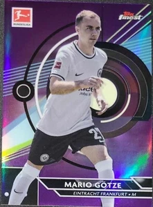 2023 Topps Finest Bundesliga MARIO GOTZE #50 Purple Refractor NUM #154/250 - Bild 1 von 2