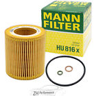 Produktbild - MANN-FILTER HU 816x Ölfilter mit Dichtung für BMW 1 3 5 X 3 4 E 90 91 F30 31 10