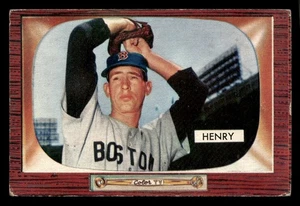 Bill Henry 1955 Bowman Rookie Card #264 Boston Red Sox - Picture 1 of 2