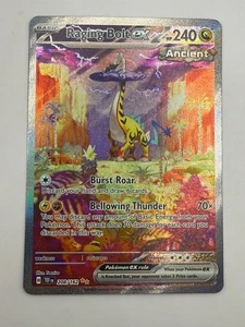 Raging Bolt ex 208/162 - Temporal Forces Special Illustration Rare Pokemon - NM - Picture 1 of 4