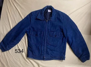 Todd uniform indigo DenimTalon jKT SZsm USA RN50068 - Picture 1 of 5